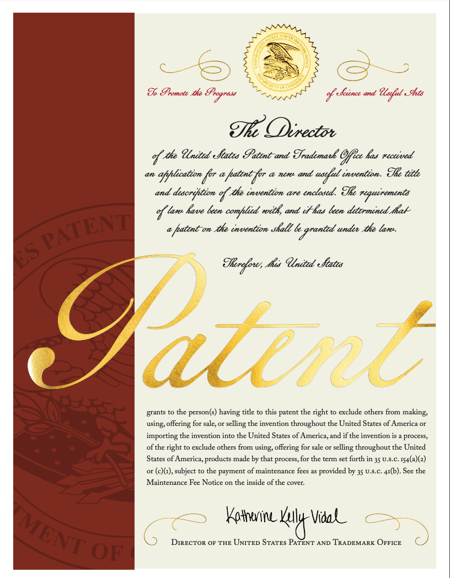 Swayable-USPatent-Certificate Swayable-USPatent-Certificate