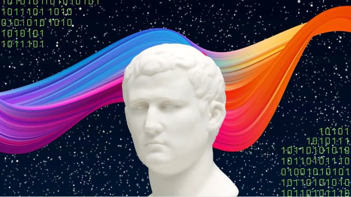 image of statue head